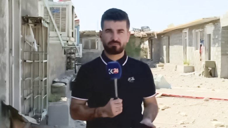 اخر ظهور لمراسل كوردستان24 قبل إصابته جراء القصف الايراني